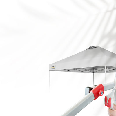 CS-RM100H-WH-2P CROWN SHADES 10'x10' Recreational Canopy, White (Open Box)