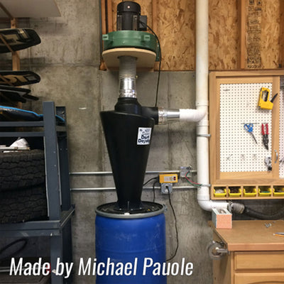 Oneida Air Systems Dust Deputy XL DIY Cyclone Attachment, Accessory Only (Used) - VMInnovations