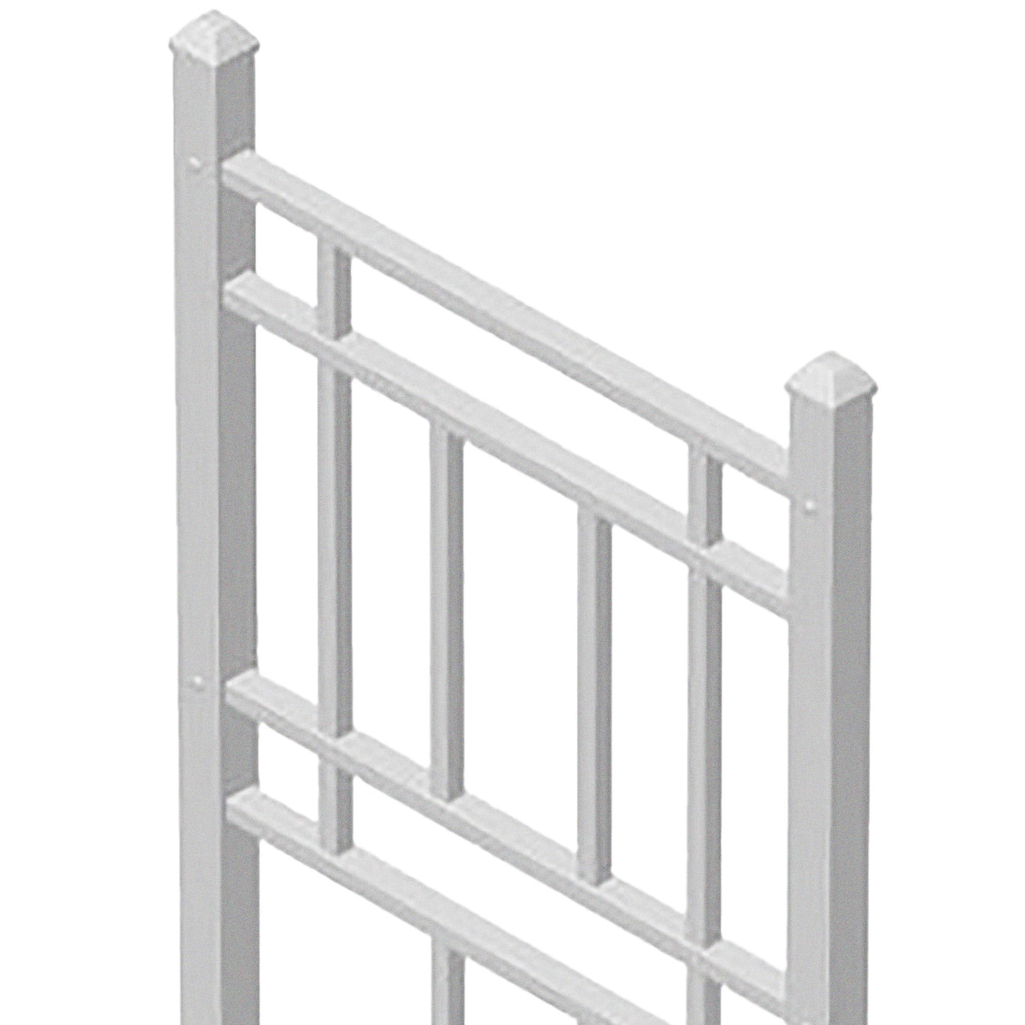 Dura-Trel Wellington 28"x75"PVC Vinyl Outdoor Garden Patio Trellis, White (Used)