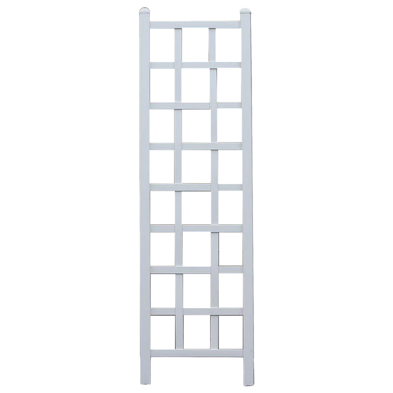 Dura-Trel Providence 22 x 75 Inch PVC Vinyl Outdoor Garden Patio Trellis, White