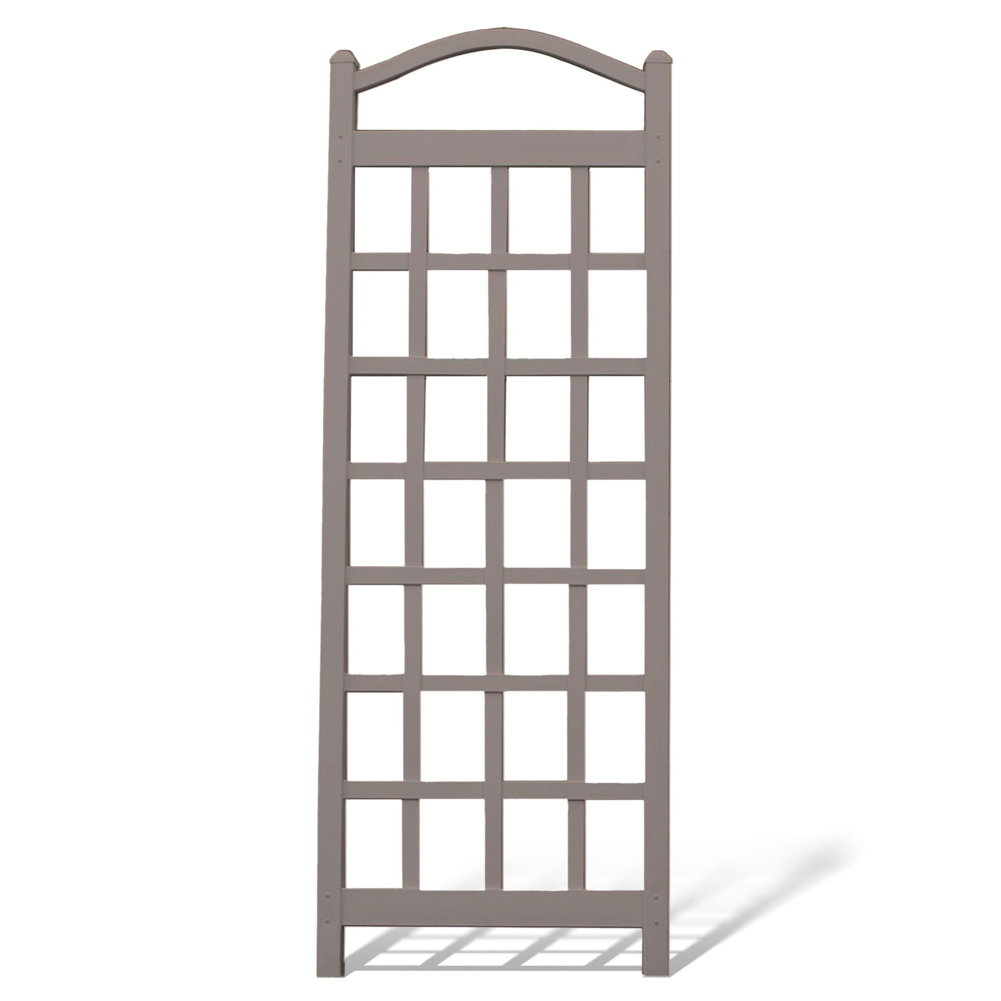 Dura-Trel Cambridge 28x75 Inch PVC Vinyl Garden Patio Trellis, Mocha (For Parts) - VMInnovations
