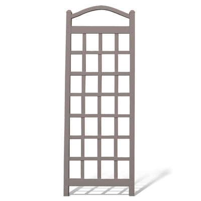 Dura-Trel Cambridge 28"x75" PVC Vinyl Outdoor Patio Trellis, Mocha (Open Box)