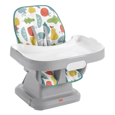 Fisher-Price SpaceSaver Clean Baby High Chair Dining Seat, Pearfection (Used)