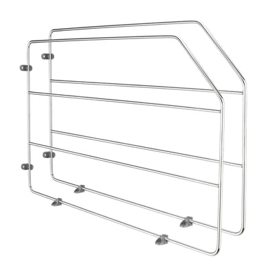 Rev-A-Shelf 12" Bakeware Divider for Wall/Base Cabinets, Chrome, 597-12CR-2-1