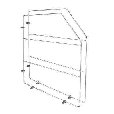Rev-A-Shelf 18" Bakeware Divider for Wall/Base Cabinets, Chrome, 597-18CR-2-1