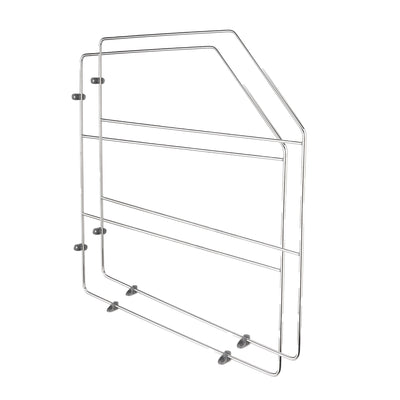 Rev-A-Shelf 18" Bakeware Divider for Wall/Base Cabinets, Chrome, 597-18CR-2-1 - VMInnovations