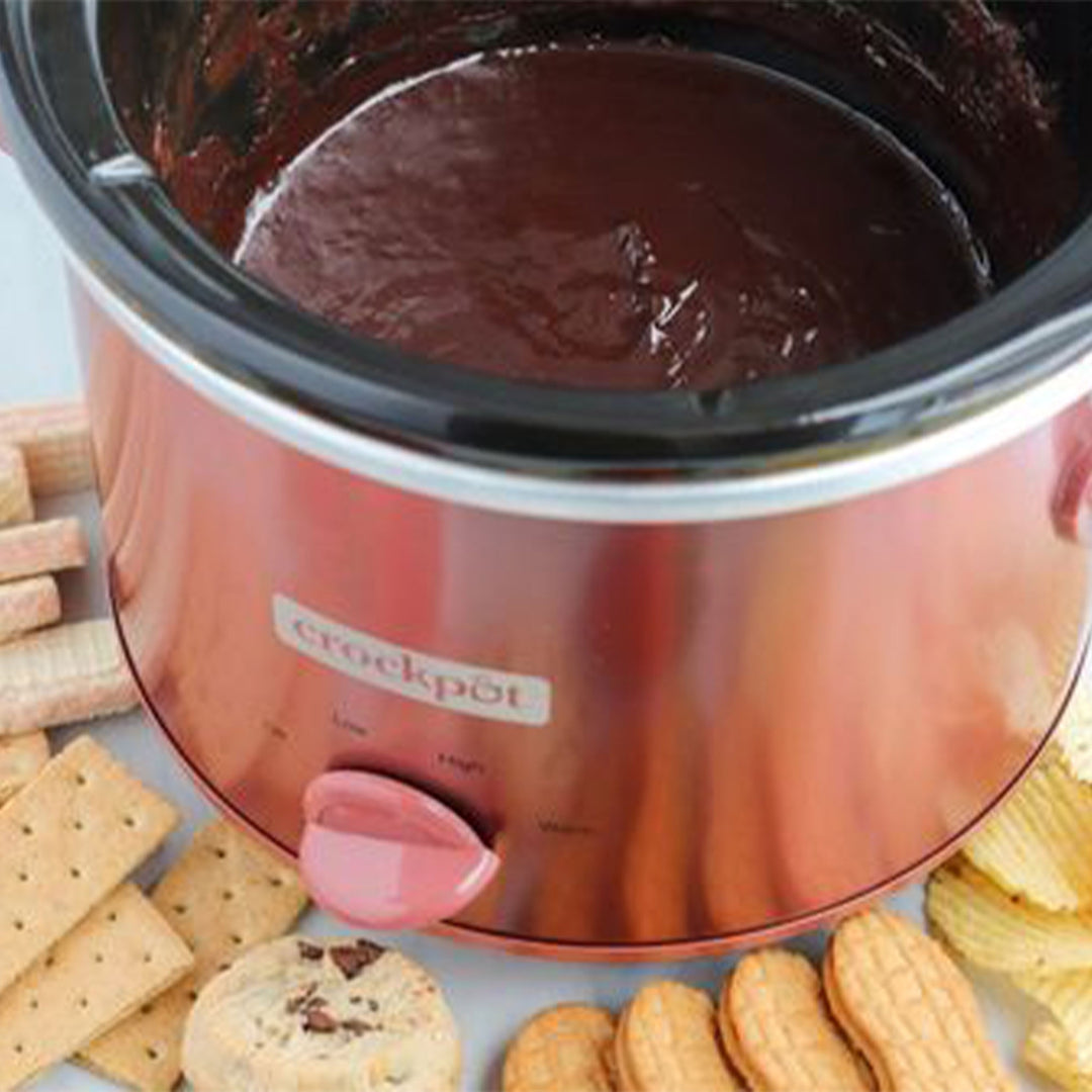 Crock-Pot 3 Quarts Manual Design Slow Cooker w/3 Heat Settings, Copper (Used) - VMInnovations