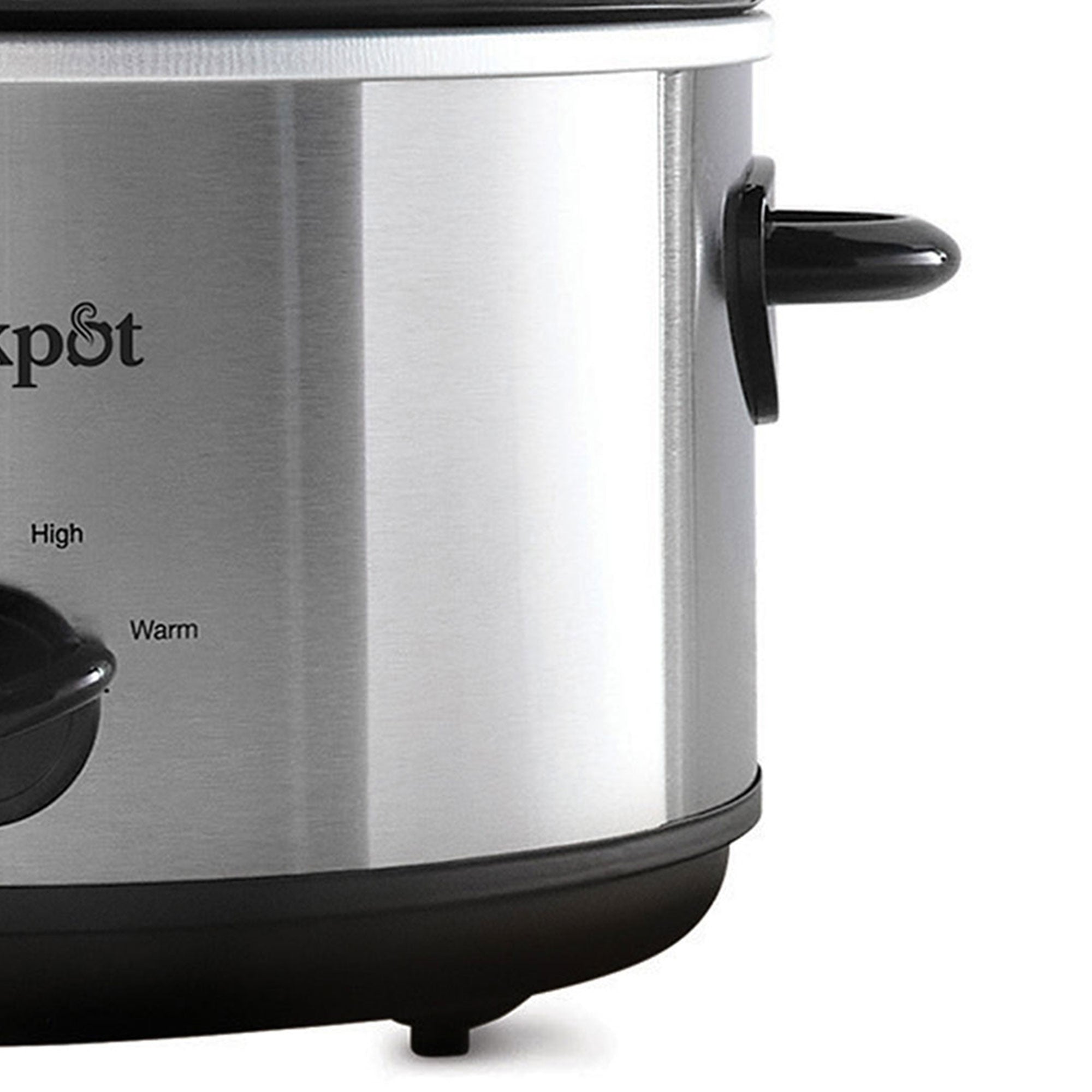 Crock-Pot 4.5 QtManual Design Series Slow Cooker w/3 Heat Settings, Silver(Used) - VMInnovations