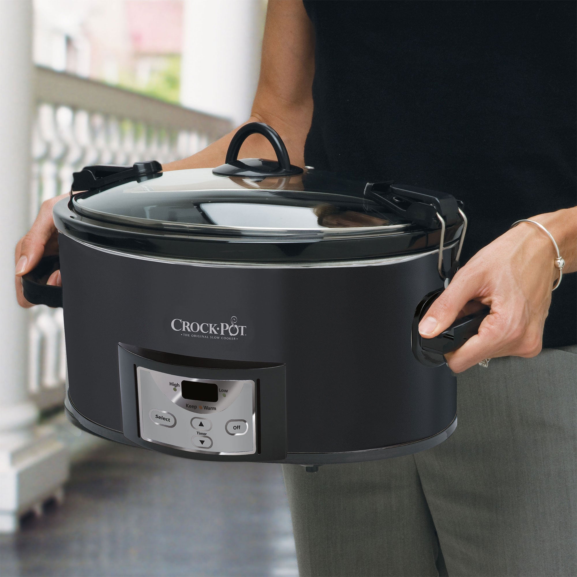 Crock-Pot 7 Quart Cook n' Carry Programmable Slow Cooker for 8 People (Used) - VMInnovations