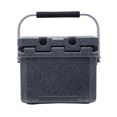CAMP-ZERO 10 Lt 10.6 Qt Lidded Cooler w/2 Molded In Cup Holders, Black(Open Box) - VMInnovations