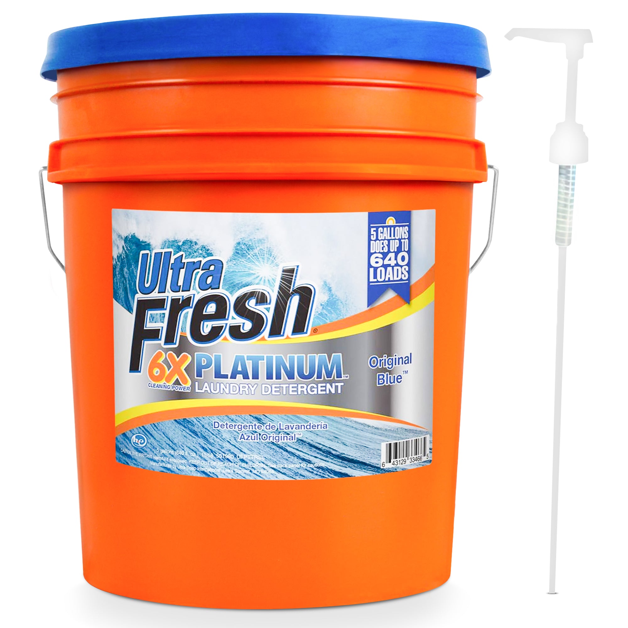 Ultra Fresh 6X Platinum Laundry Detergent & 2 Pack Platinum 6X Laundry Sheets