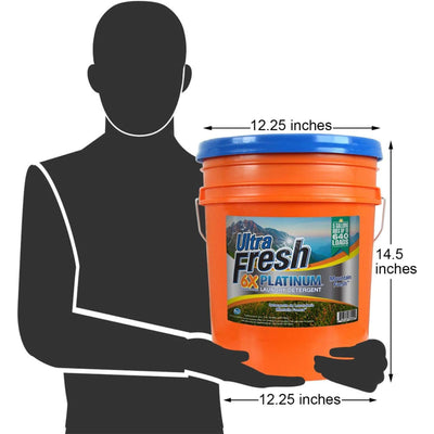 Ultra Fresh 6X Platinum 5 Gal Laundry Detergent & Platinum 6X Laundry Sheets
