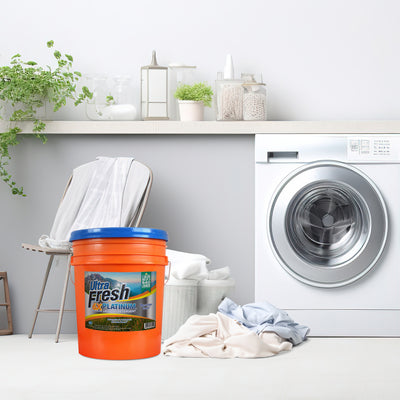 Ultra Fresh 6X Platinum 5 Gal Laundry Detergent & Platinum 6X Laundry Sheets