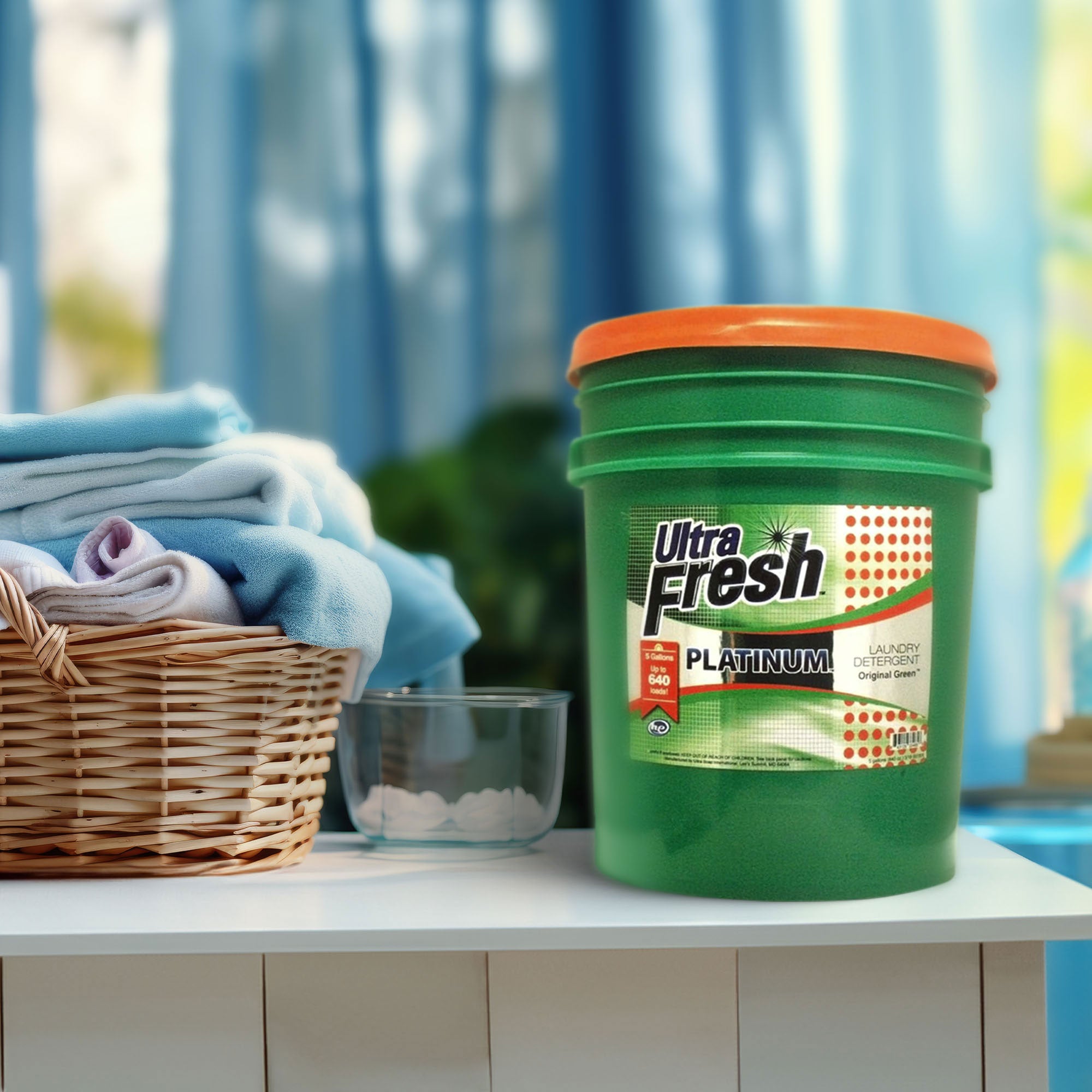 Ultra Fresh 3X Platinum Laundry Detergent & Spring Fresh Fabric Softener, 5 Gal