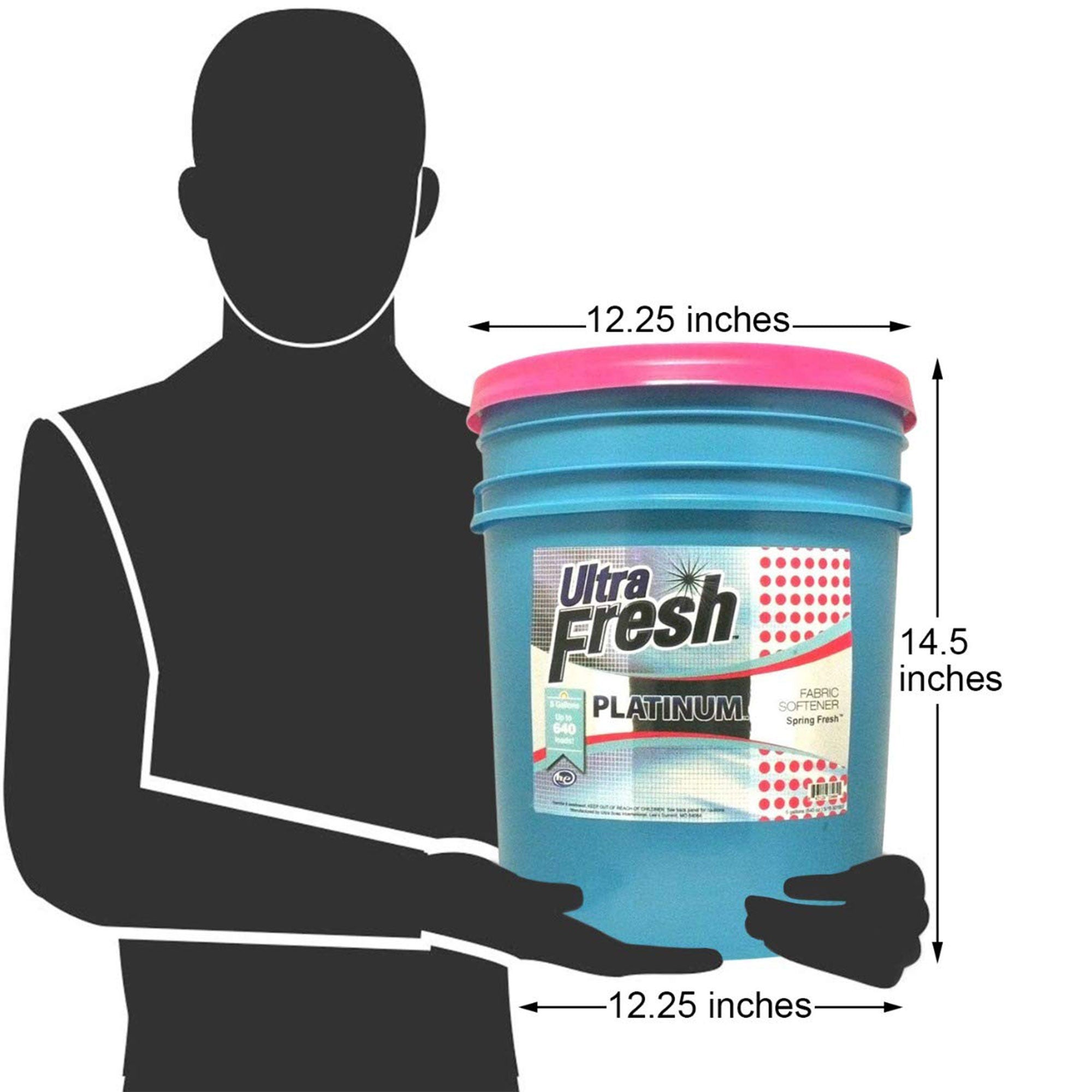 Ultra Fresh 3X Platinum Laundry Detergent & Spring Fresh Fabric Softener, 5 Gal