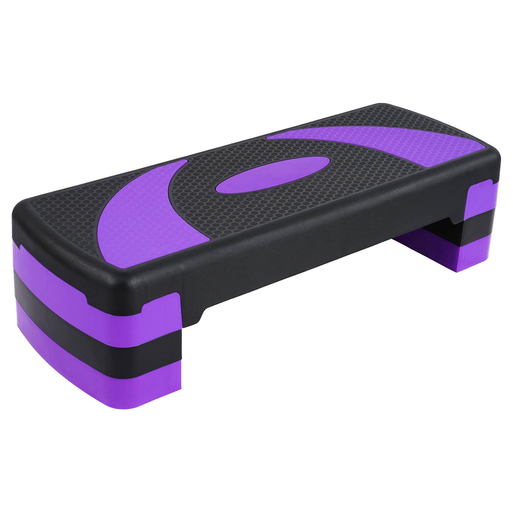 BalanceFrom Adjustable Workout Aerobic Step Platform Trainer w/Raisers(Open Box) - VMInnovations