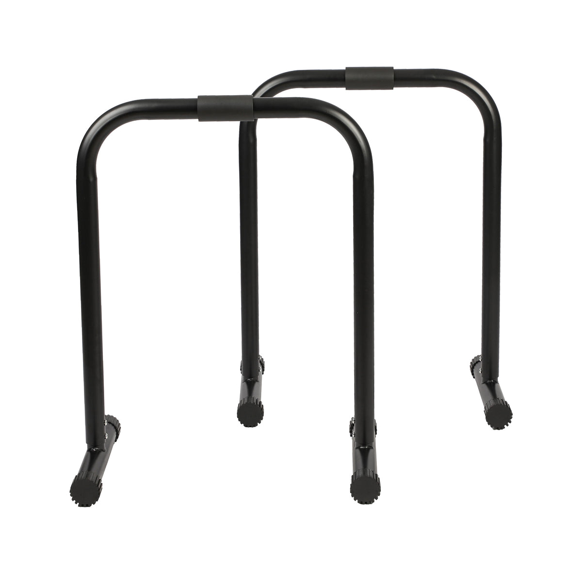 HolaHatha Dip Station Bar with Adjustable Foot and Non Slip Foot Covers (Used) - VMInnovations