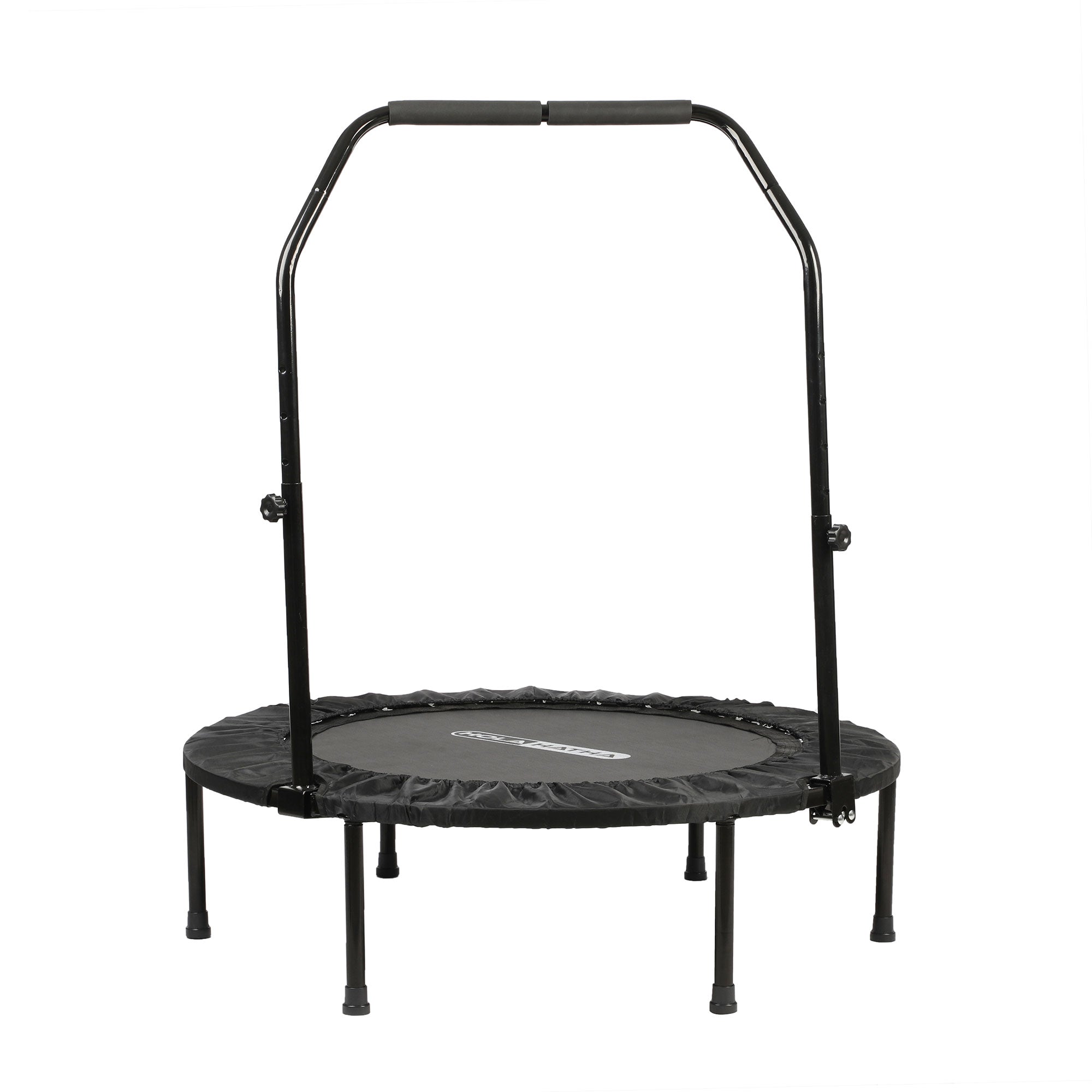 HolaHatha 40" Foldable Mini Trampoline Fitness Rebounder w/Handle (Used) - VMInnovations