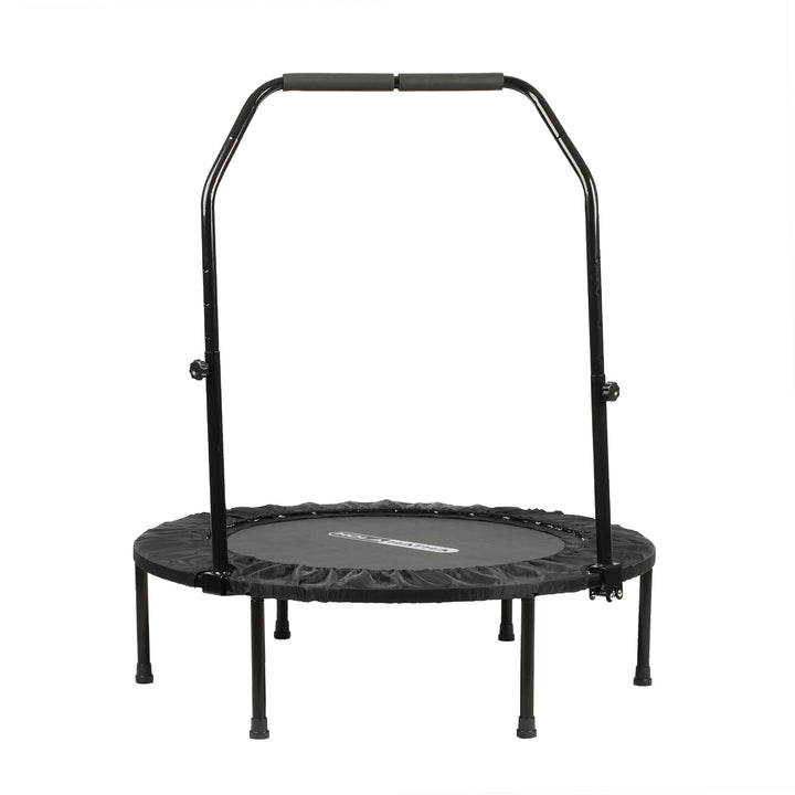 HolaHatha 40" Mini Trampoline Fitness Rebounder w/Adjustable Handle (Open Box)