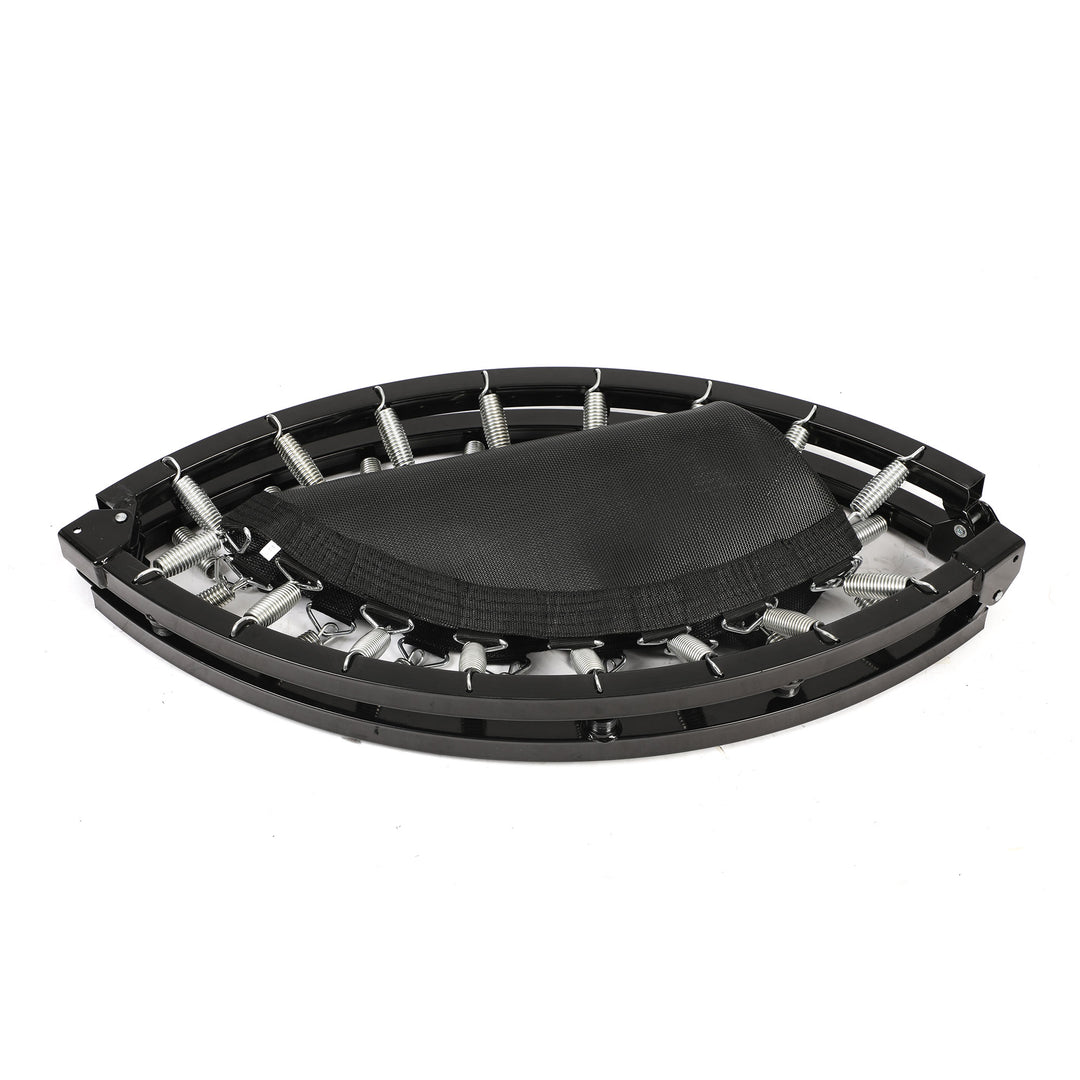 HolaHatha 40" Mini Trampoline Fitness Rebounder w/Adjustable Handle (Open Box)