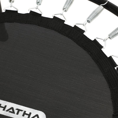 HolaHatha 36" Foldable Mini Trampoline Fitness Rebounder w/Handle (Used) - VMInnovations