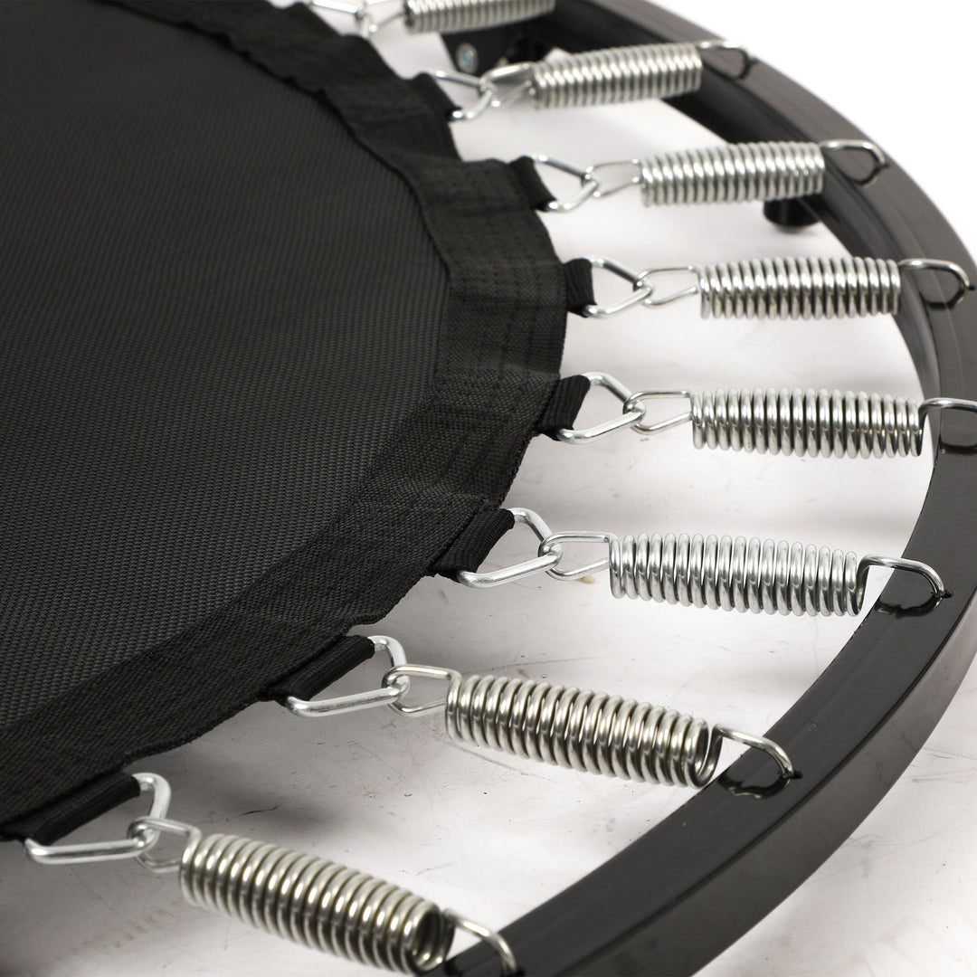 HolaHatha 48 Inch Foldable Mini Trampoline Rebounder w/Adjustable Handle (Used) - VMInnovations
