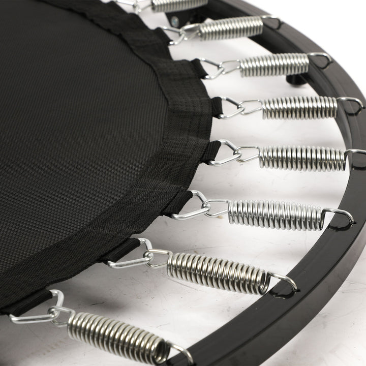 HolaHatha 48 Inch Foldable Mini Trampoline Rebounder w/Adjustable Handle (Used) - VMInnovations