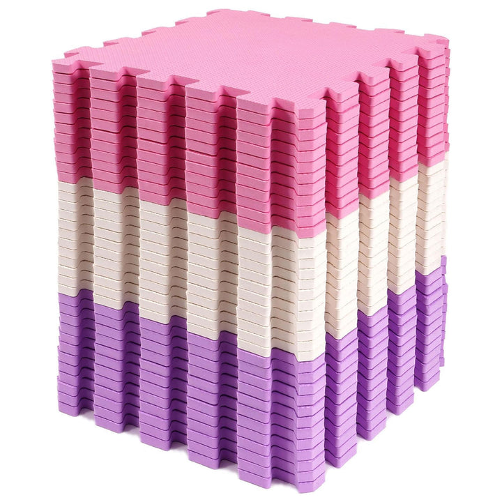 BalanceFrom 16 Tile Thick Interlocking Puzzle Foam Exercise Play Mat (Used)