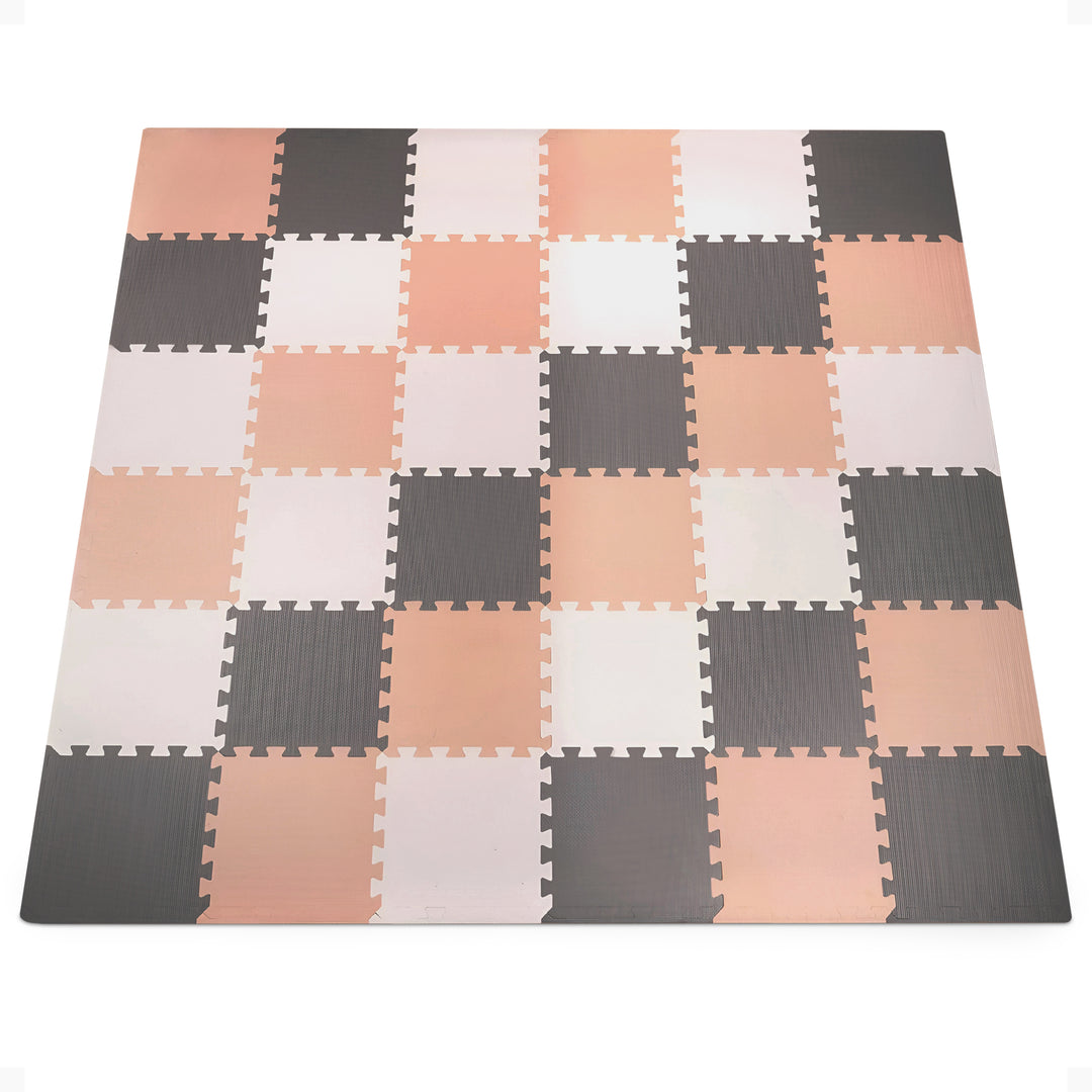 BalanceFrom Fitness 36 Tile Thick Interlocking Puzzle Foam Exercise Mat (Used)