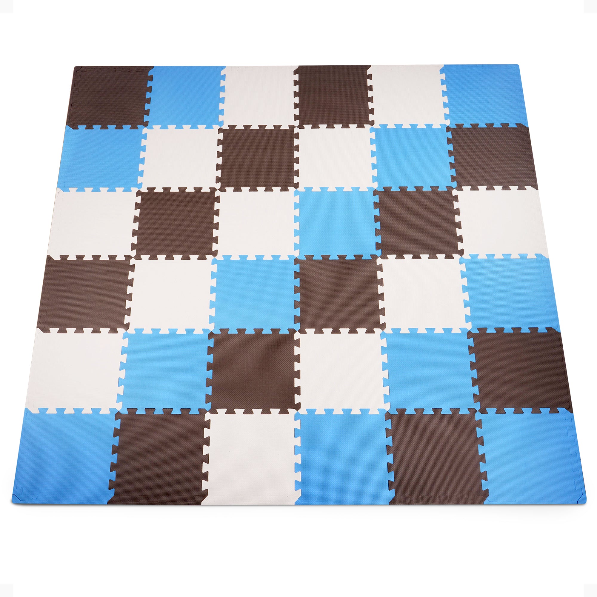 BalanceFrom 36 Tile Thick Interlocking Puzzle Foam Exercise Play Mat (Open Box) - VMInnovations