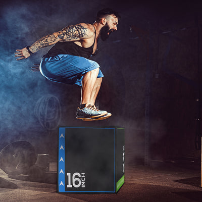 BalanceFrom Fitness 10 Pound Versatile 3 in 1 Plyometric Jumping Exercise Box