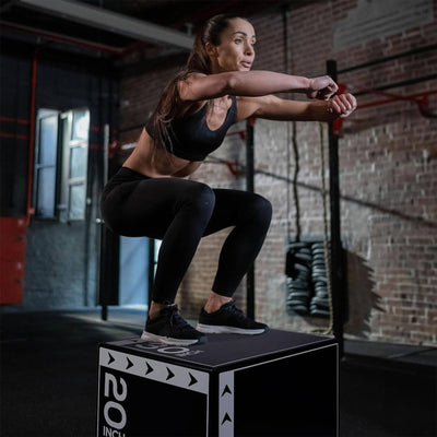 BalanceFrom Fitness 10lb Versatile 3 in 1 Plyometric Jumping Exercise Box (Used)