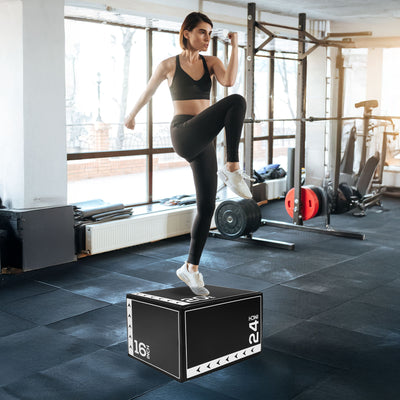BalanceFrom Fitness 10lb Versatile 3 in 1 Plyometric Jumping Exercise Box (Used) - VMInnovations