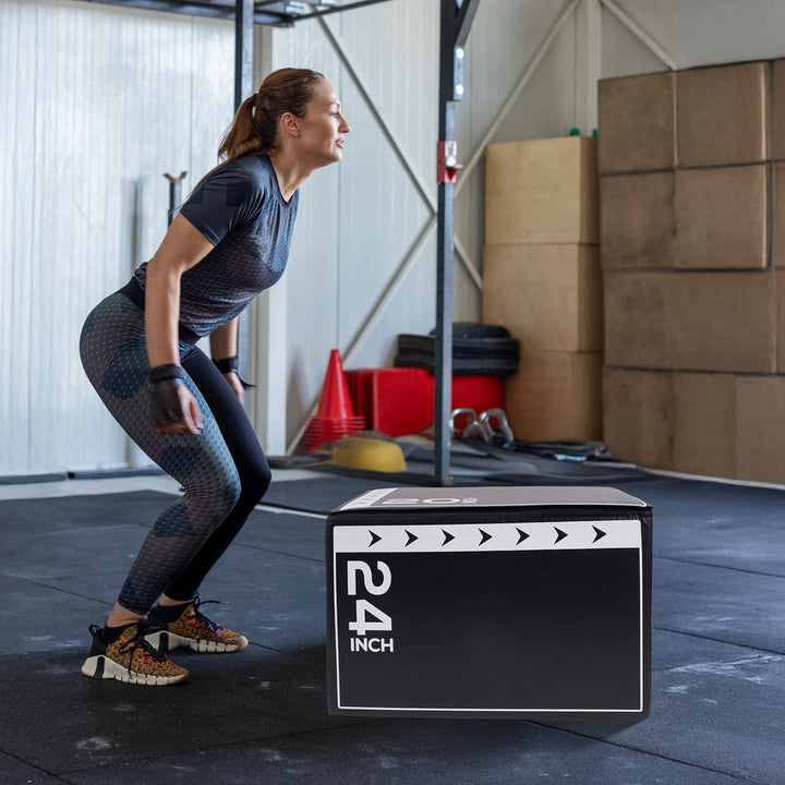 BalanceFrom Fitness 10lb Versatile 3 in 1 Plyometric Jumping Exercise Box (Used)
