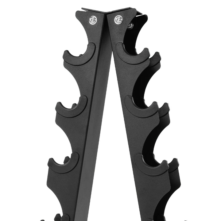 BalanceFrom Fitness 76 Pound Coated Dumbbell Set with Stand, Black (For Parts)