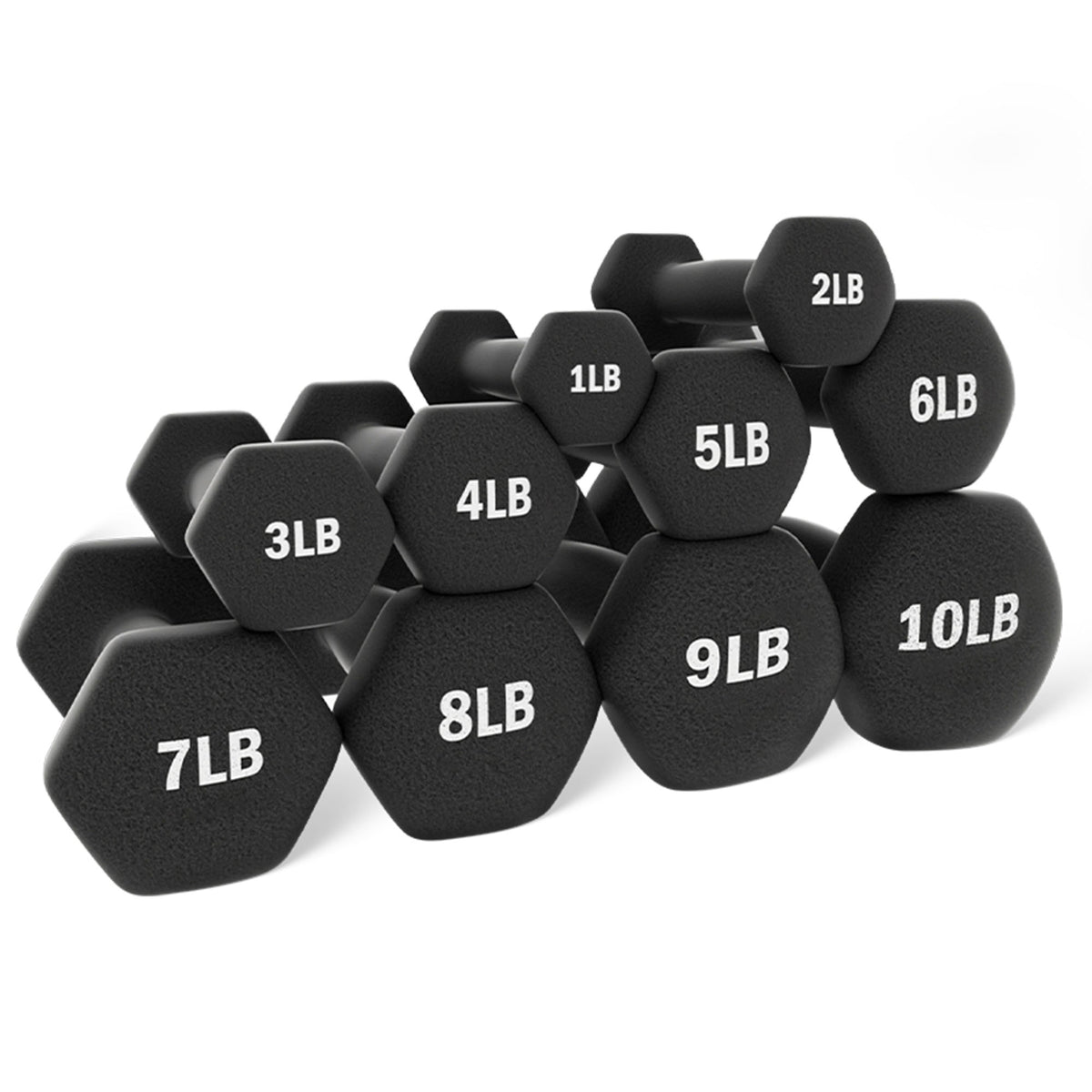 BalanceFrom Fitness 110 Pound Neoprene Coated Dumbbell Set with Stand(For Parts)