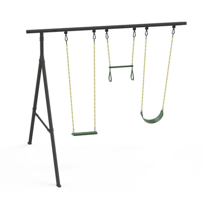 gobaplay Modular Steel Outdoor Adventure Swing Set Extension Package (Used)