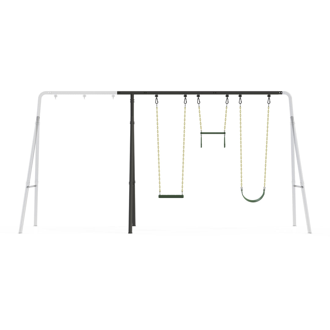 gobaplay 8' Ultimate Adventure Kids Swing Set Frame Extension (Extension Only)