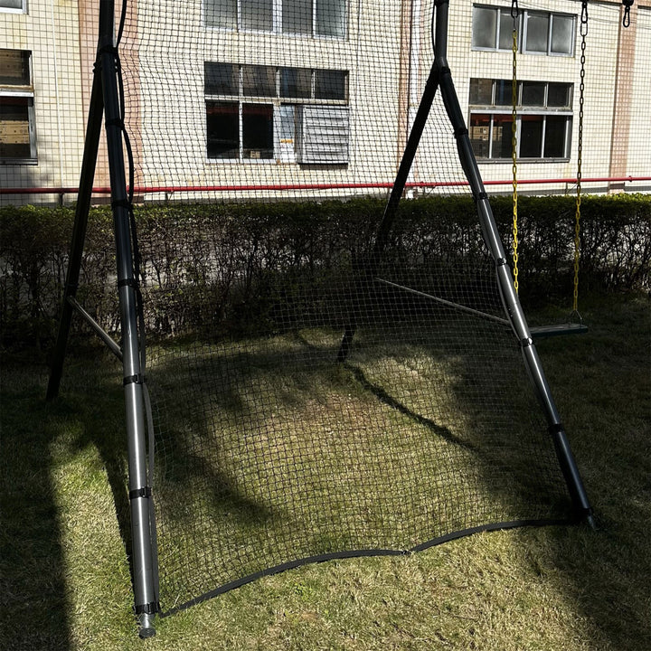 gobaplay Bounce Back Net , 126”x75” Rebounder Attachment, Swingset Not Included - VMInnovations