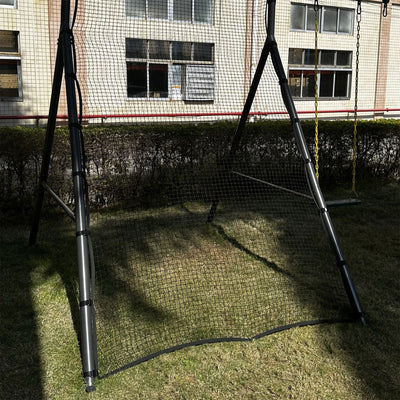 gobaplay Bounce Back Net , 126”x75” Rebounder Attachment, Swingset Not Included - VMInnovations