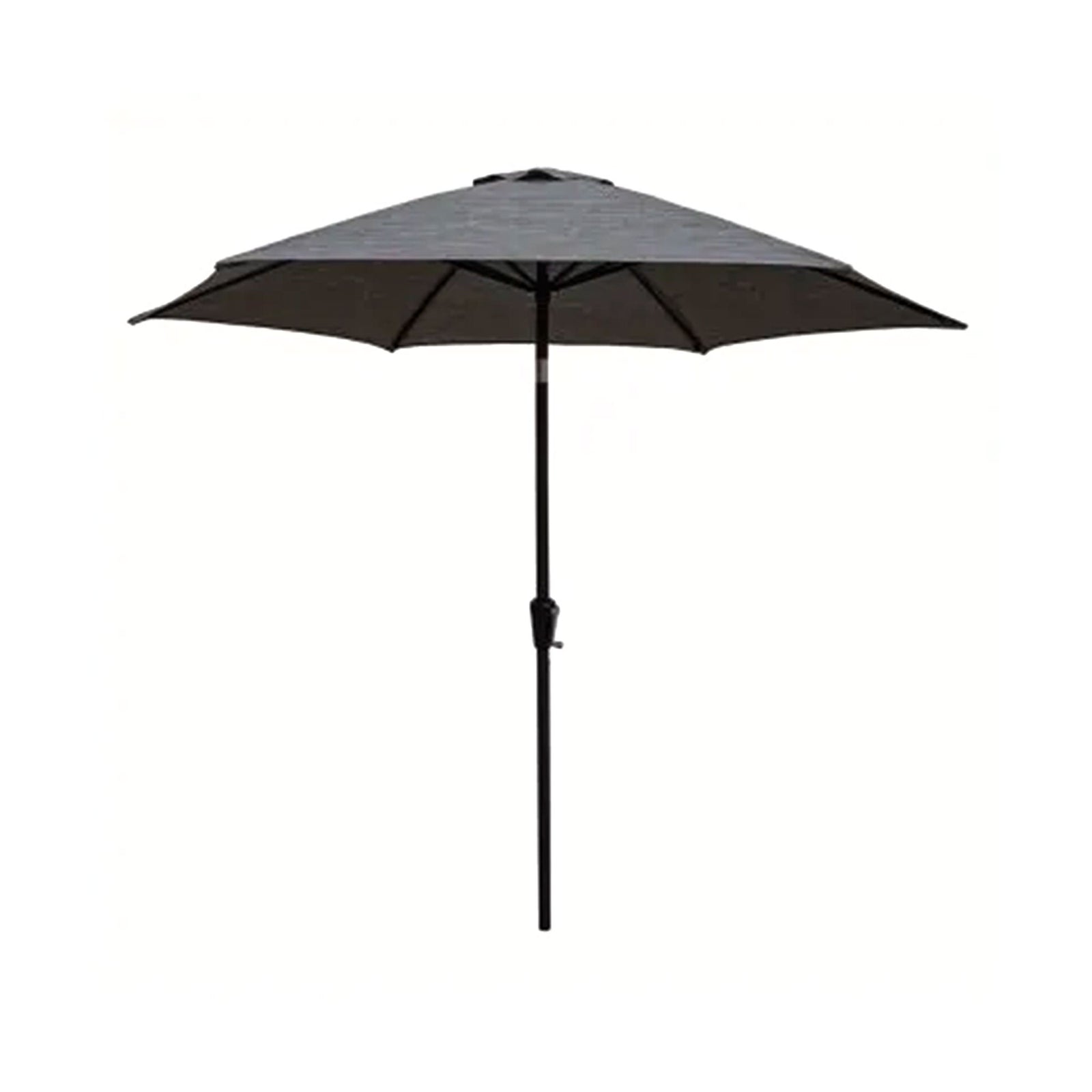 Four Seasons Tuscany Market Aluminum Umbrella w/ Crank & Tilt, Gray (Open Box) - VMInnovations