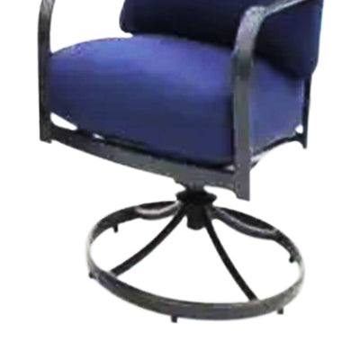 Four Seasons Courtyard Brookfield 3pc Deep Seating Patio Set, Navy (Open Box) - VMInnovations