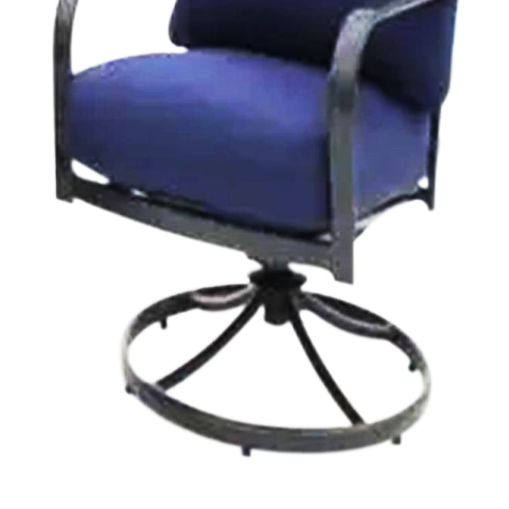 Four Seasons Courtyard Brookfield 3 Piece Deep Seating Patio Chat Set, Navy