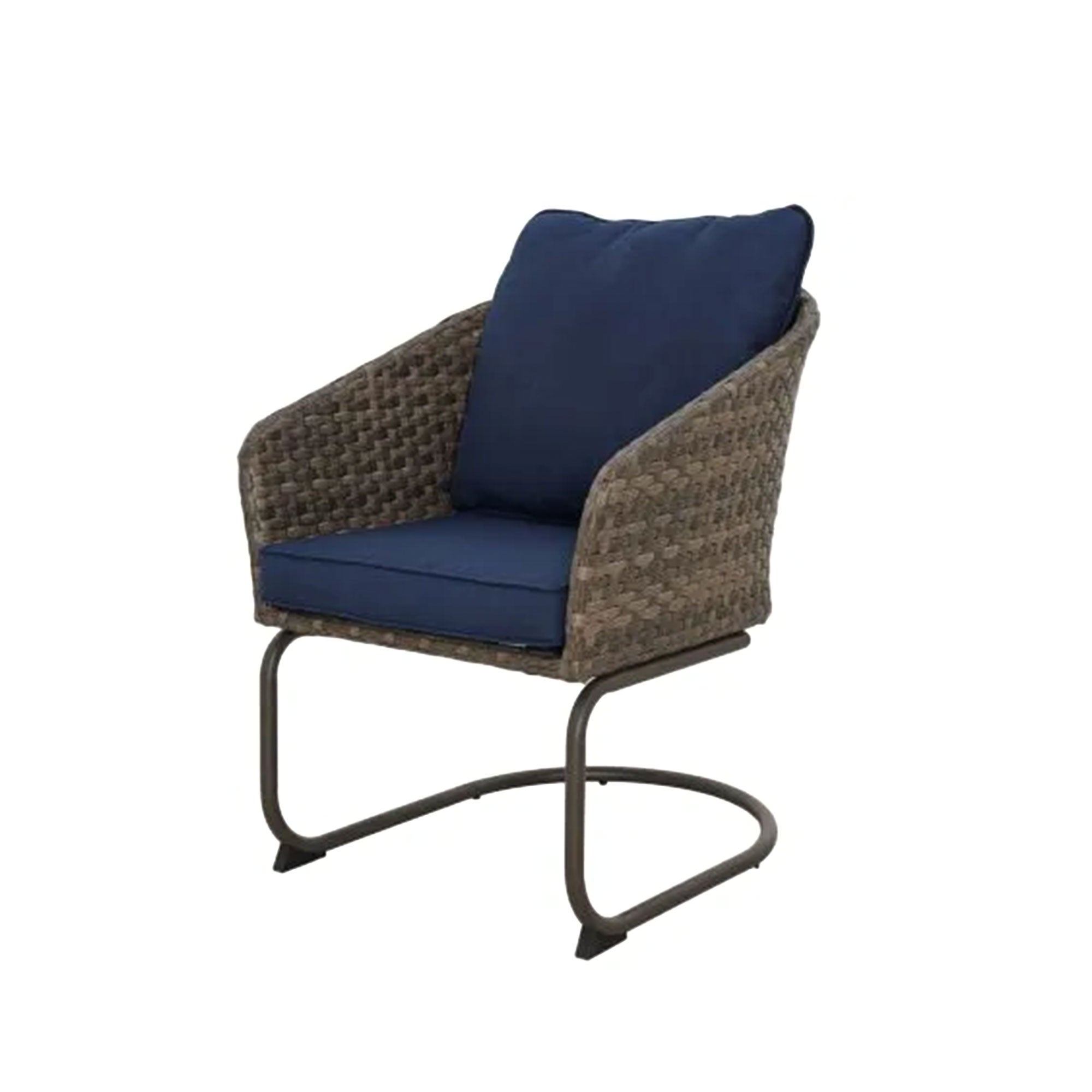 Four Seasons Courtyard Rockland Spring Motion Dining Chairs, Brown, Set of 2 - VMInnovations