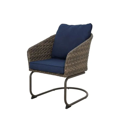 Four Seasons Courtyard Rockland Spring Motion Dining Chairs, Brown, Set of 2 - VMInnovations