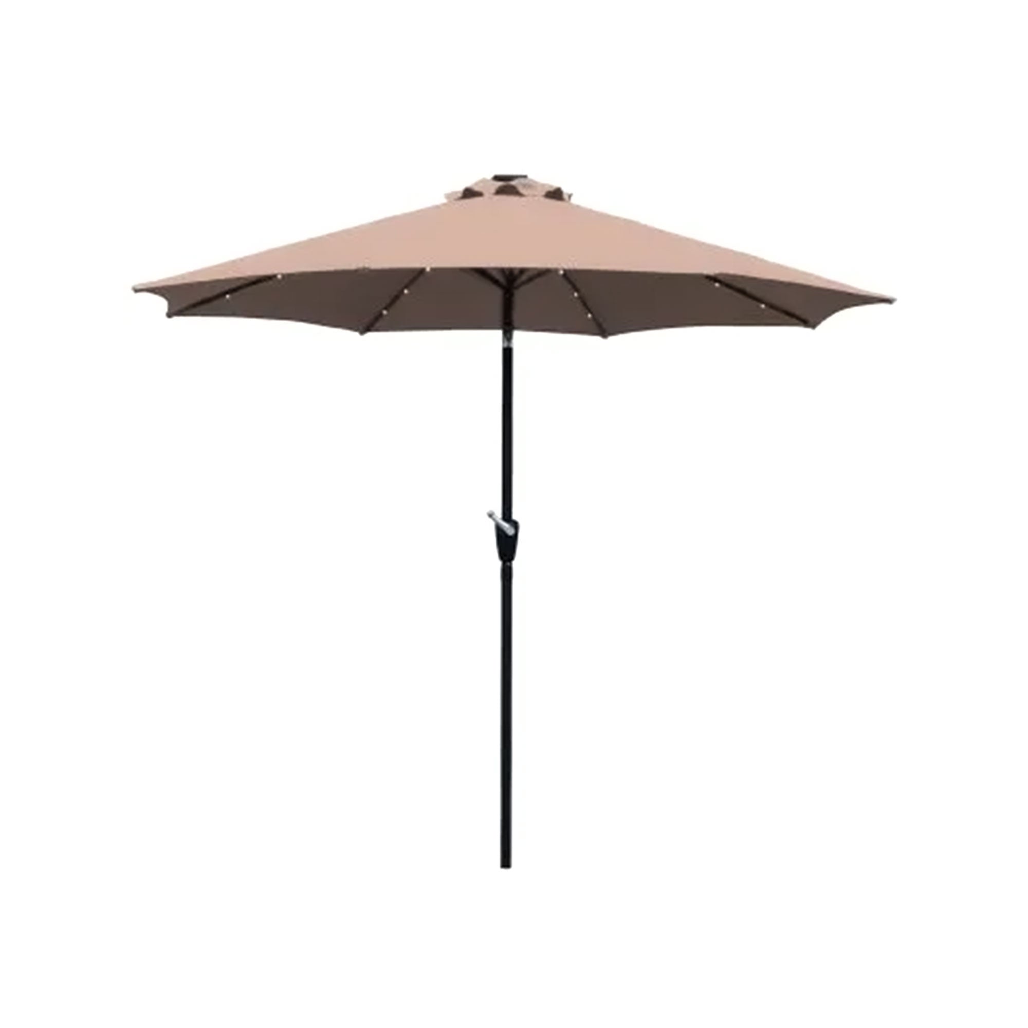 Four Seasons Courtyard 9’ Polyester Patio Umbrella w/Steel Pole, Beige(Open Box)
