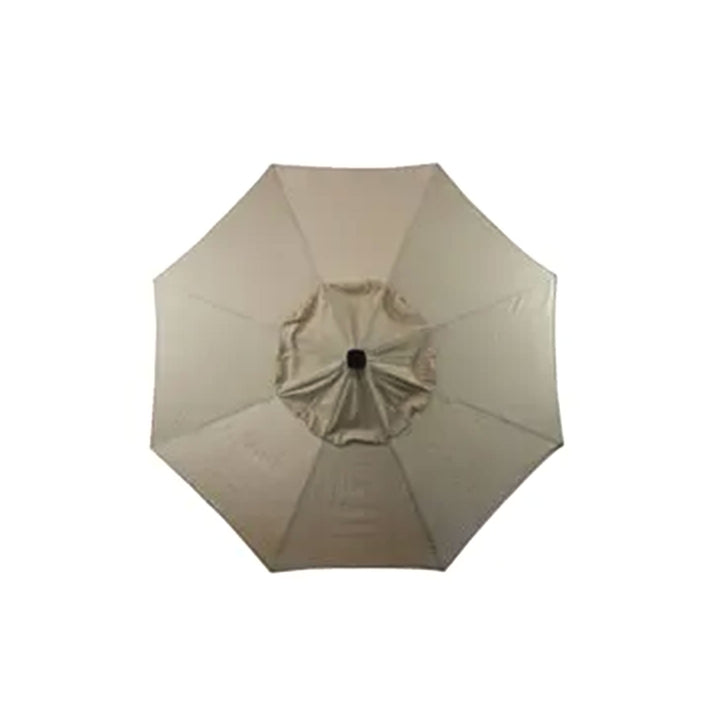 Four Seasons Courtyard 9’ Polyester Patio Umbrella w/Steel Pole, Beige(Open Box) - VMInnovations