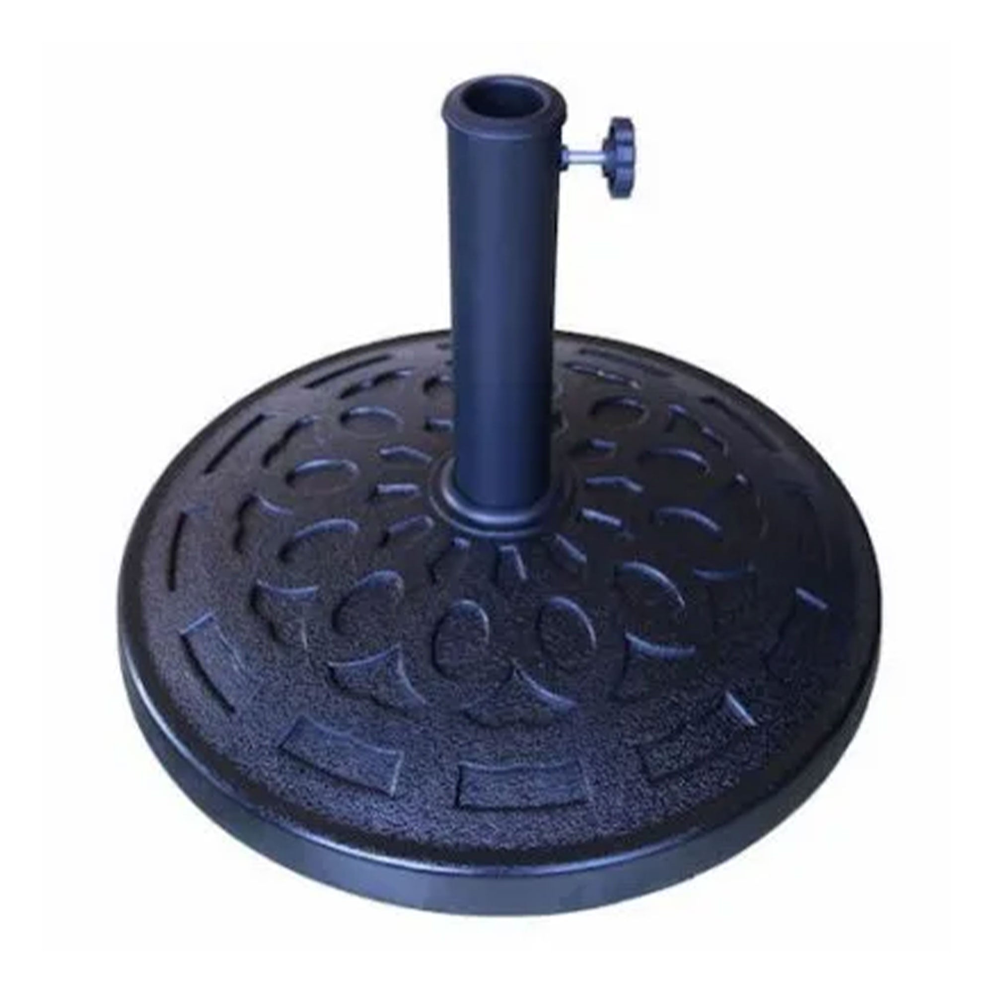 Four Seasons 18" Umbrella Base Fits Up To 2" Umbrella Pole, Black (Open Box) - VMInnovations