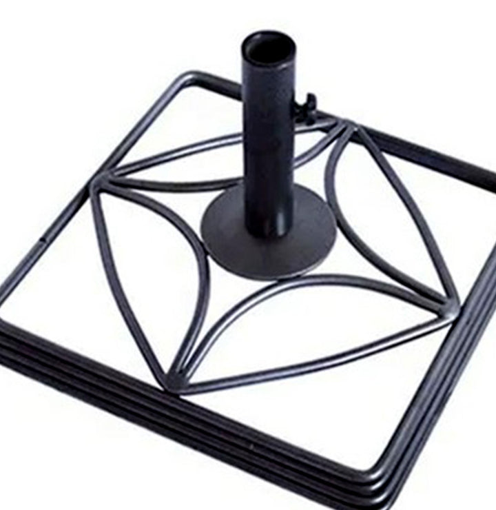 Four Seasons Courtyard 18.5" Heavy Iron E Coated Umbrella Base (Open Box)