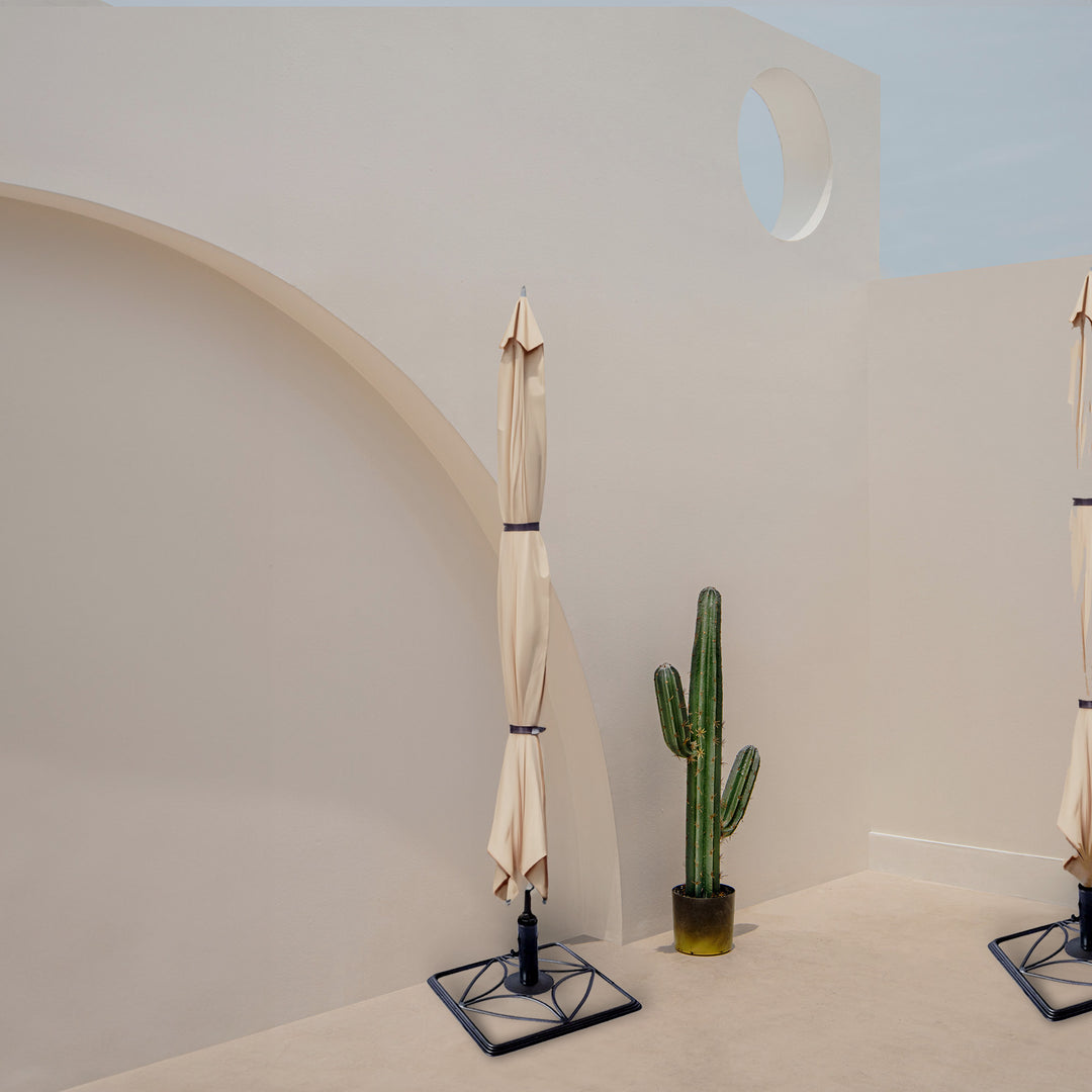 Four Seasons Courtyard 18.5" Heavy Iron E Coated Umbrella Base (Open Box) - VMInnovations